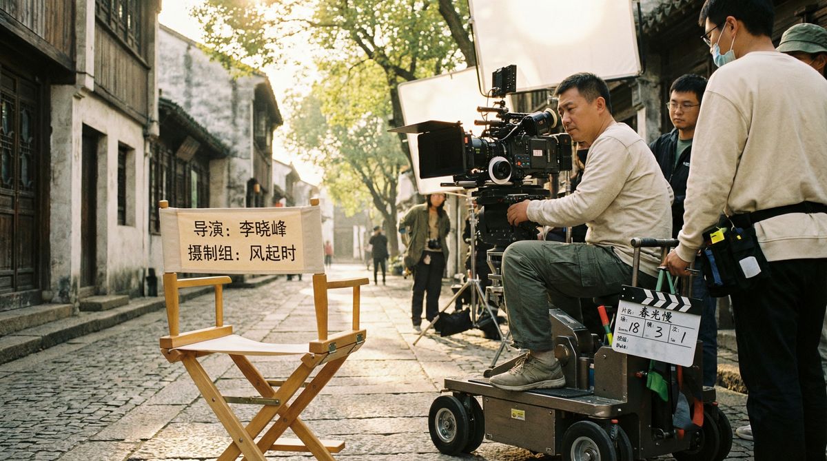 探花传媒影视制作现场